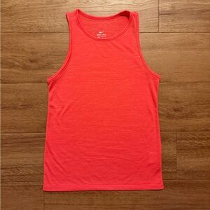 Nike Dri-FIT Training Tank Top Bright Red XS Lightweight Workout Tank